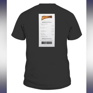 WARDELL’S Warriors NBA We Keep All Receipts Steph Curry Black Graphic Tee EUC